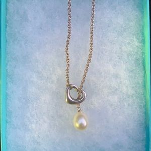 Tiffany & Co. Pearl Heart Drop necklace